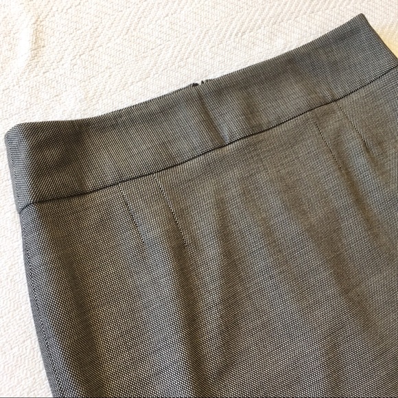 Banana Republic Pencil Skirt - Black/white Size 14 - Picture 2 of 8